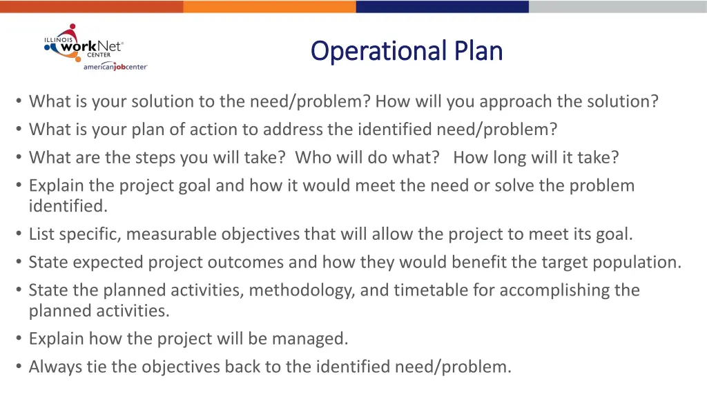 operational plan operational plan