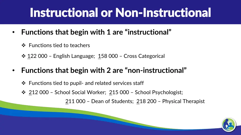 instructional or non instructional