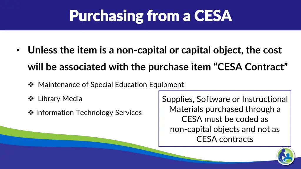 purchasing from a cesa purchasing from a cesa
