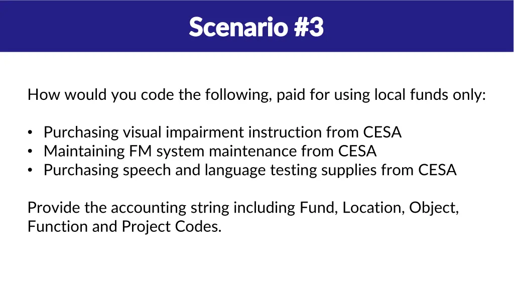 scenarios scenarios scenario 3 scenario 3