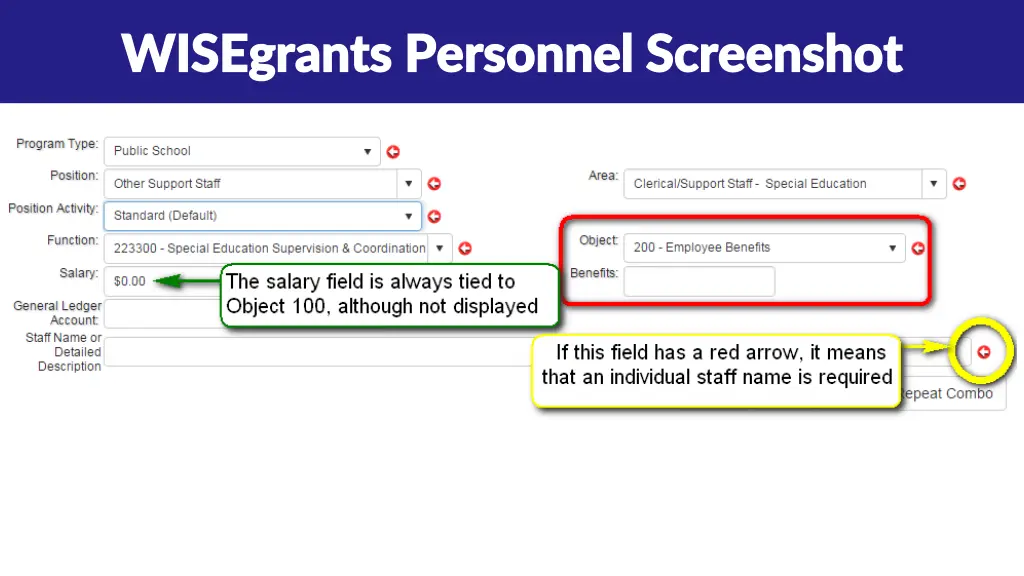 wisegrants personnel screenshot wisegrants