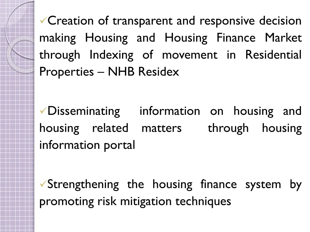 creation of transparent and responsive decision