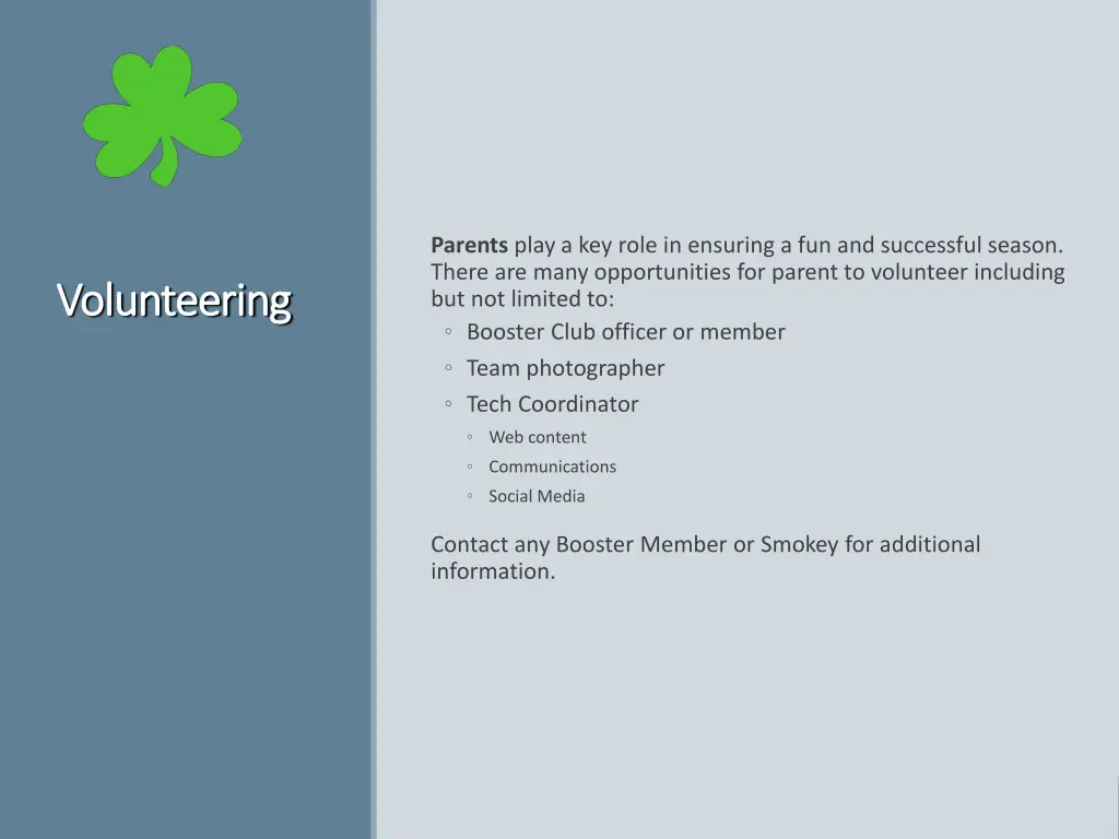 parents play a key role in ensuring
