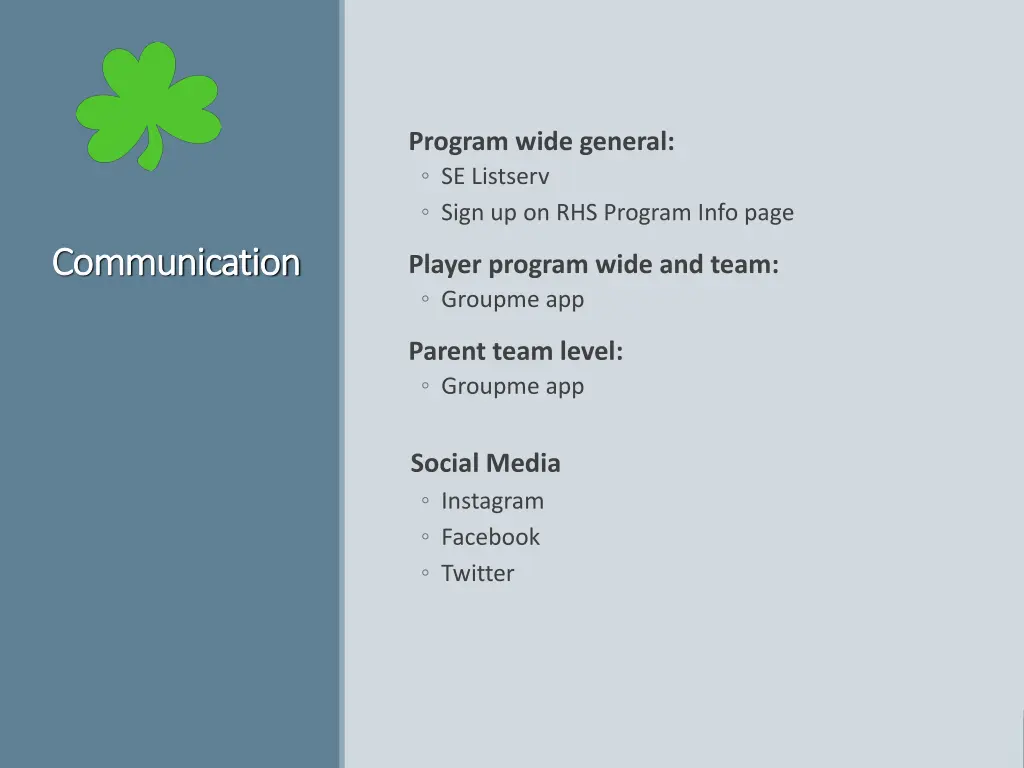 program wide general se listserv sign