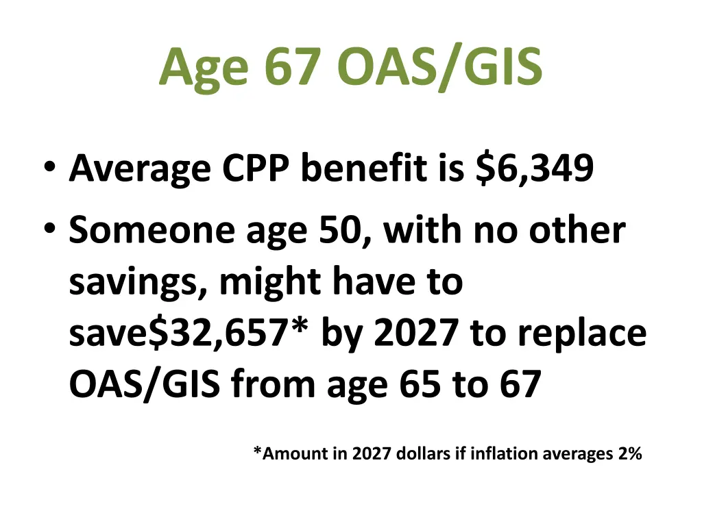 age 67 oas gis