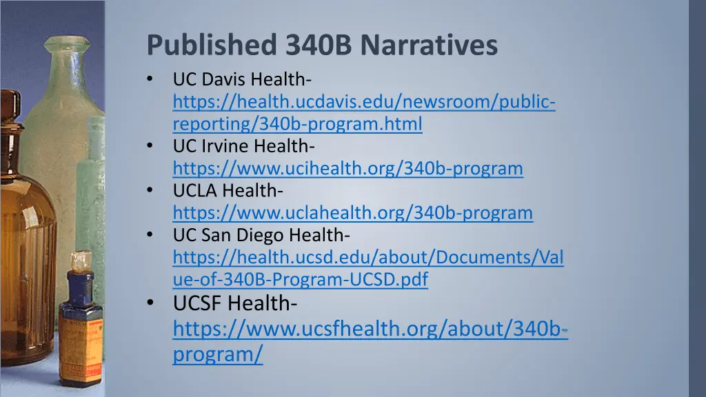 published 340b narratives uc davis health https