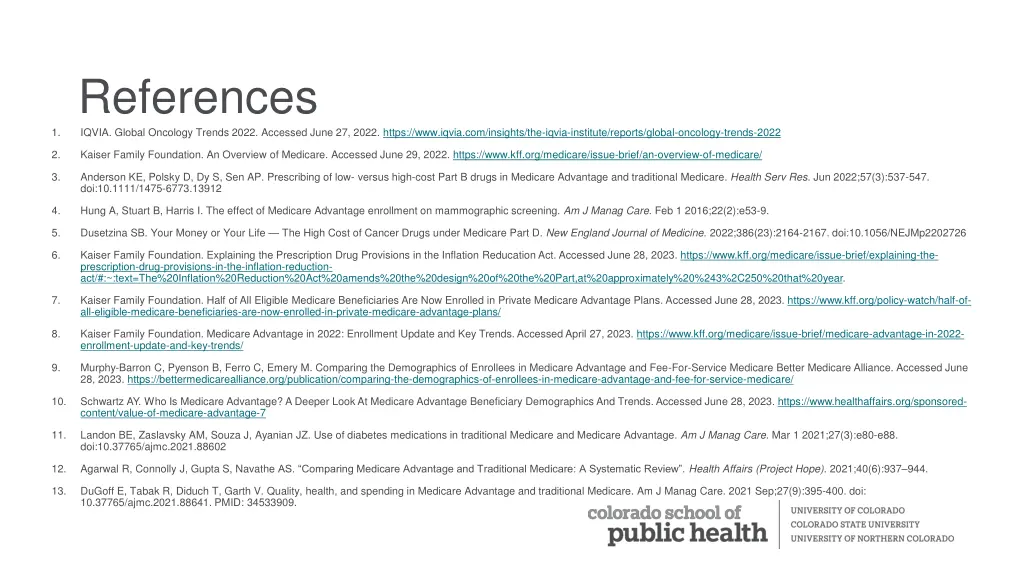 references iqvia global oncology trends 2022