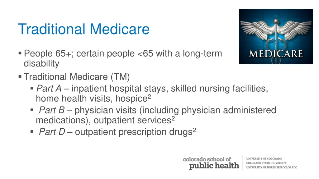 traditional medicare