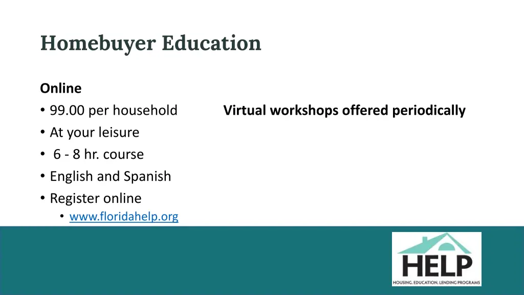 homebuyer education