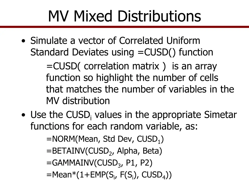 mv mixed distributions 1