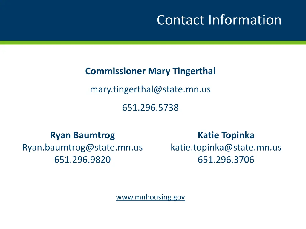 contact information