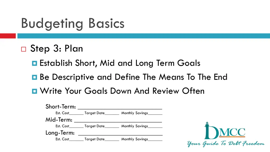 budgeting basics 2