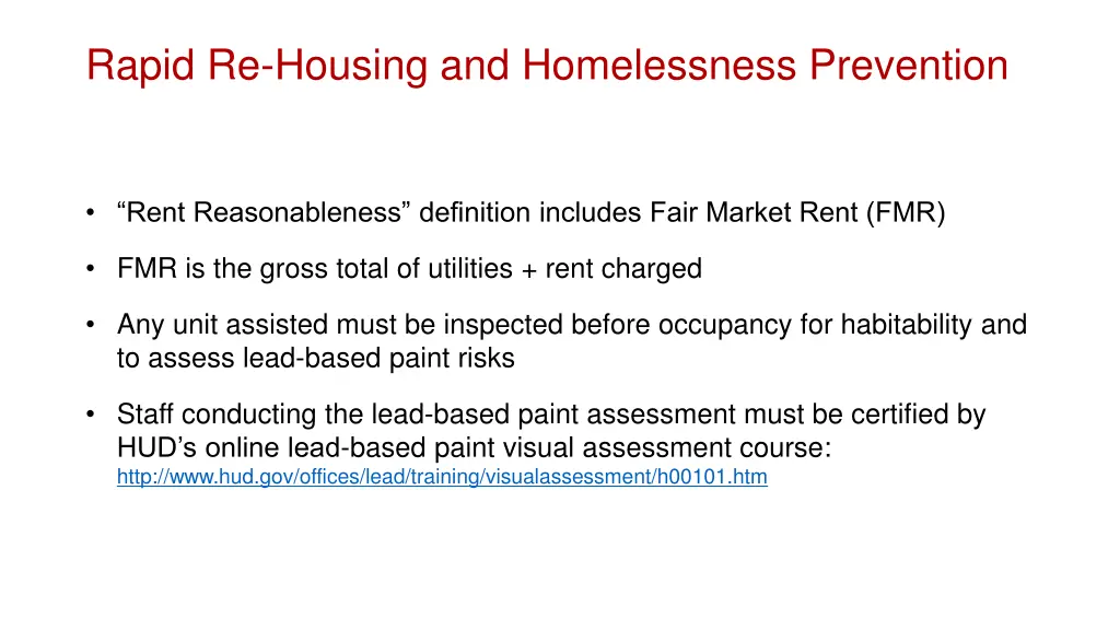 rapid re housing and homelessness prevention 1