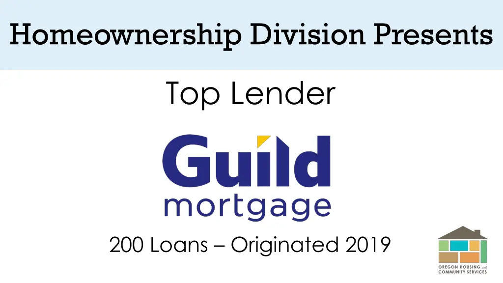 homeownership division presents 1