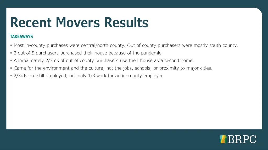 recent movers results 5