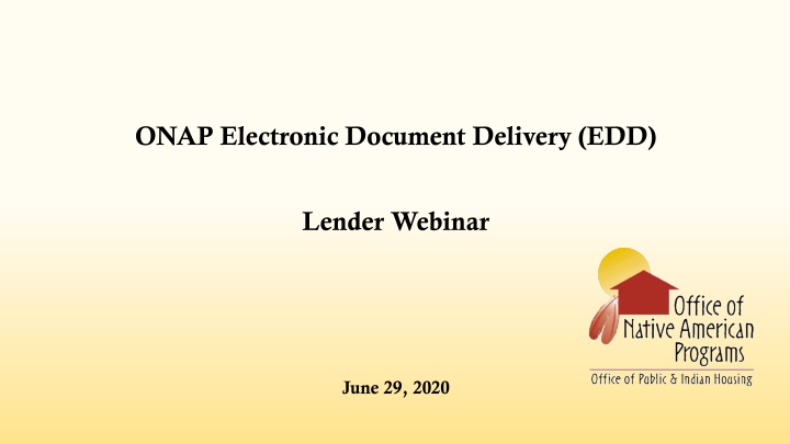 onap electronic document delivery edd