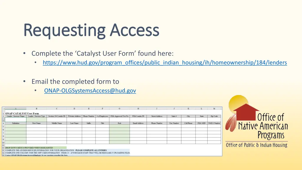 requesting access requesting access