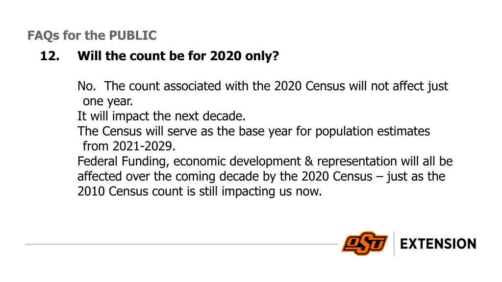 faqs for the public 12 will the count be for 2020