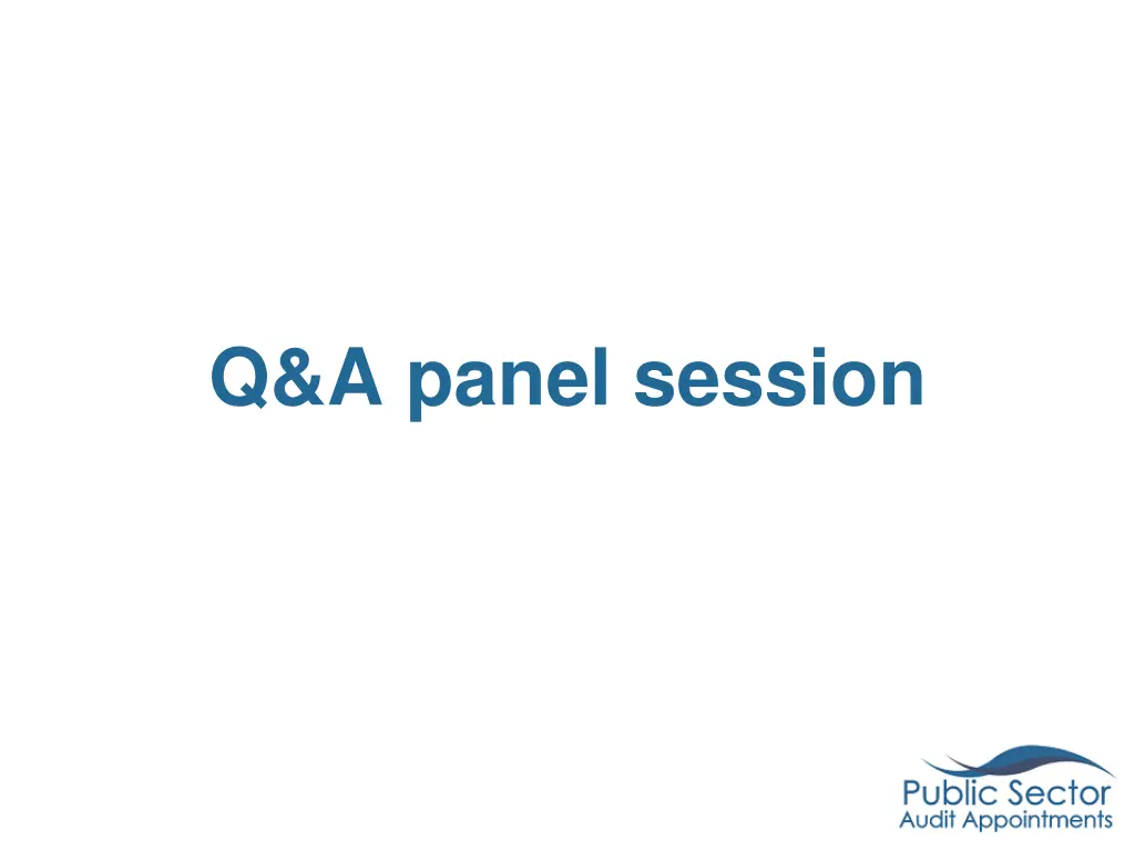 q a panel session