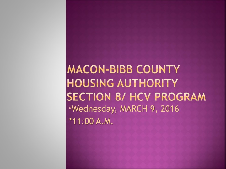 macon bibb county housing authority section