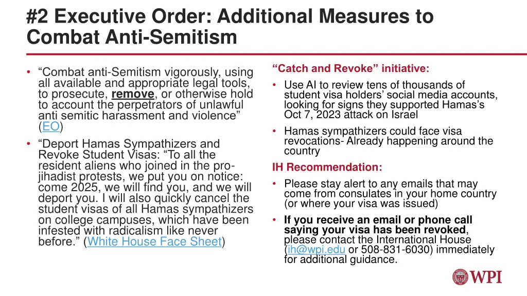 2 executive order additional measures to combat