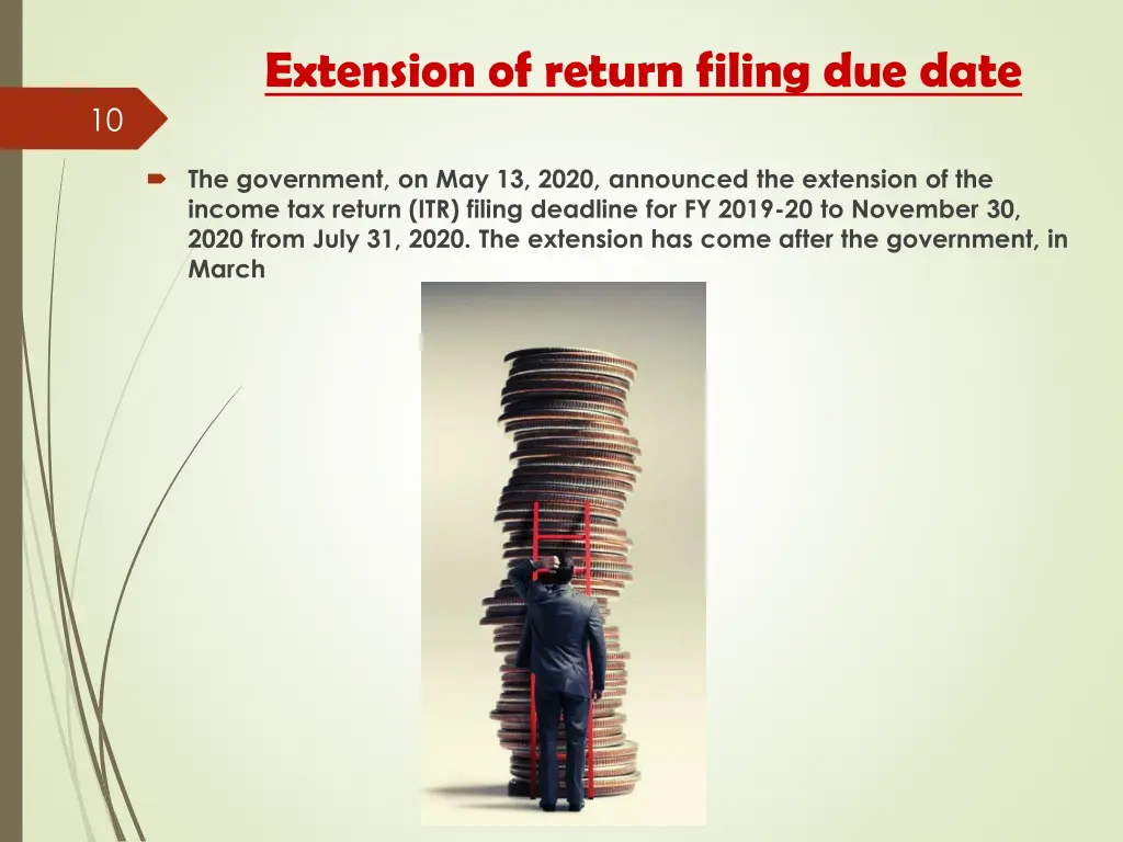 extension of return filing due date