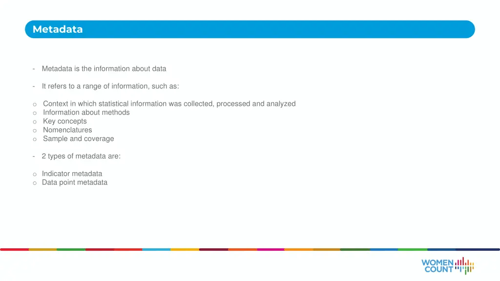 metadata