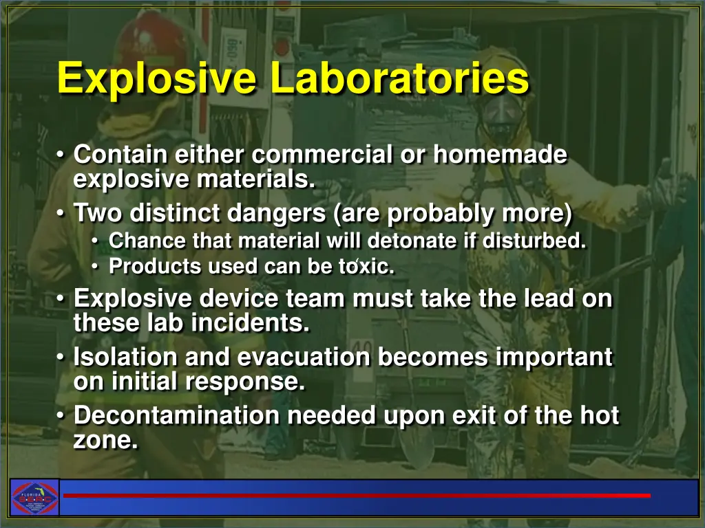 explosive laboratories