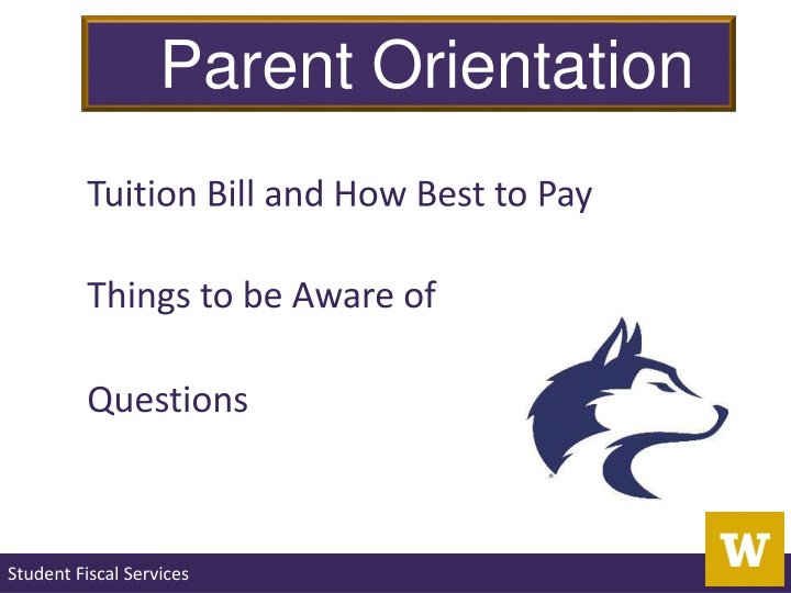 parent orientation