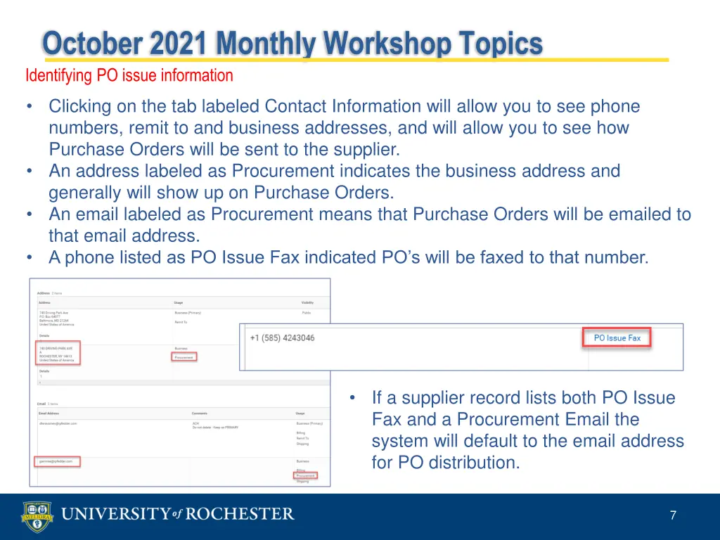 october 2021 monthly workshop topics identifying
