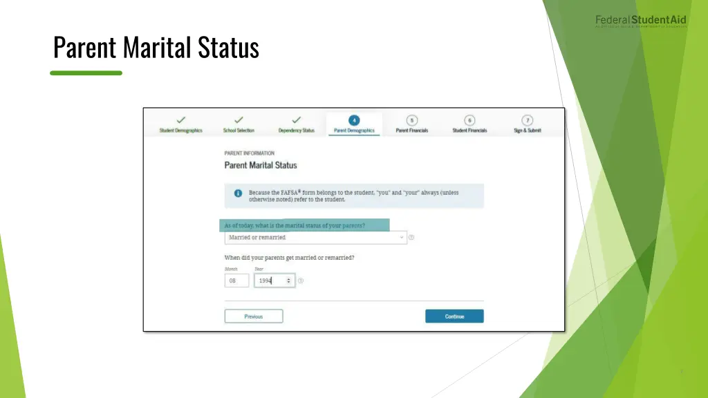 parent marital status
