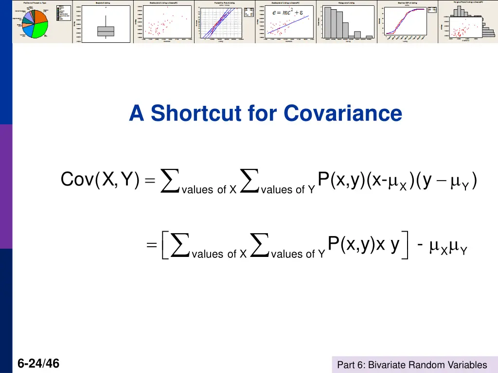 a shortcut for covariance