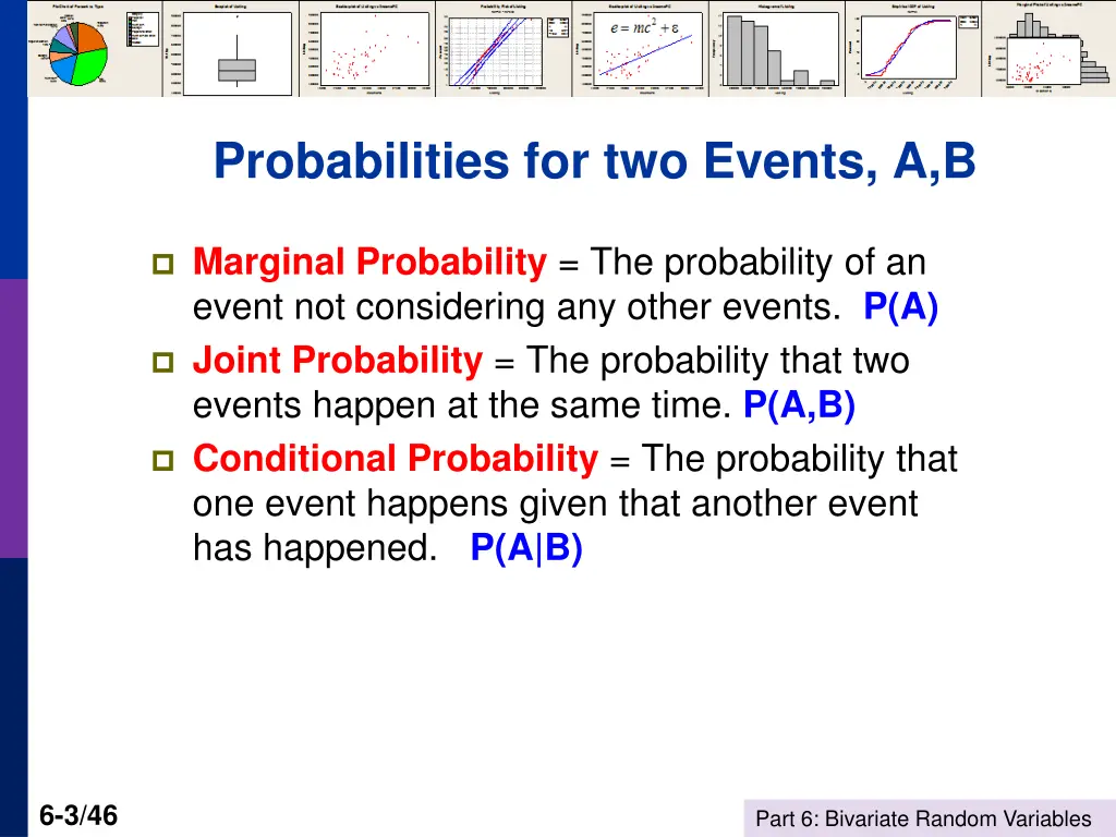 probabilities for two events a b