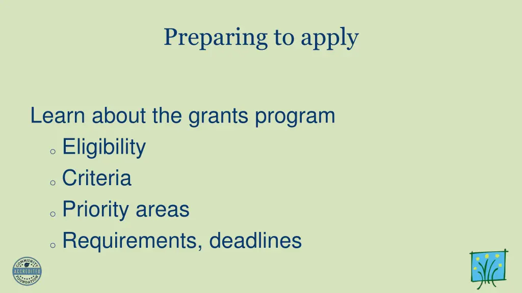 preparing to apply 1
