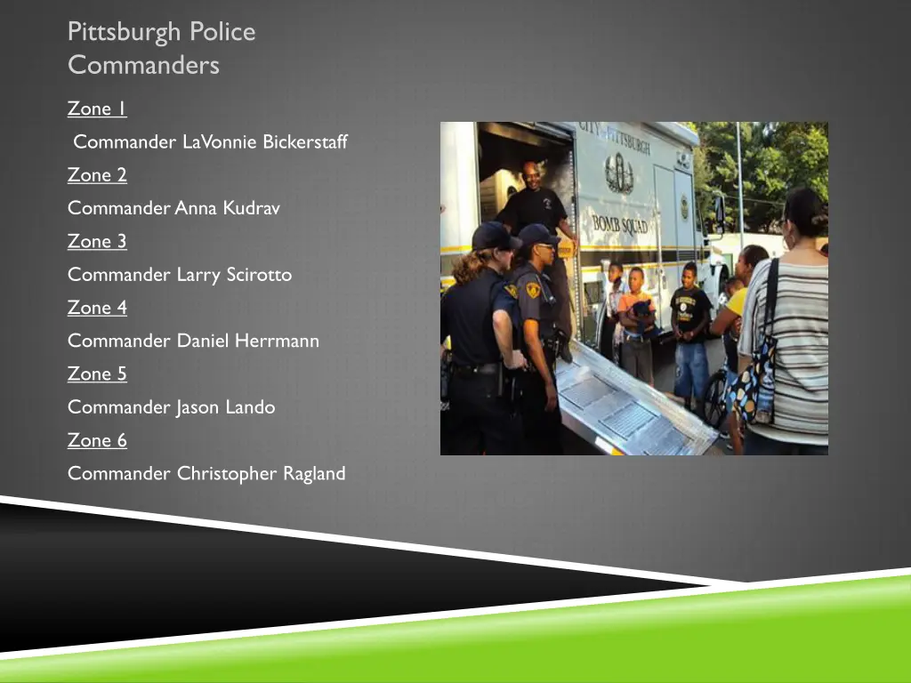 pittsburgh police commanders