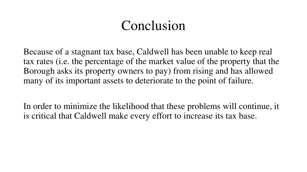 conclusion