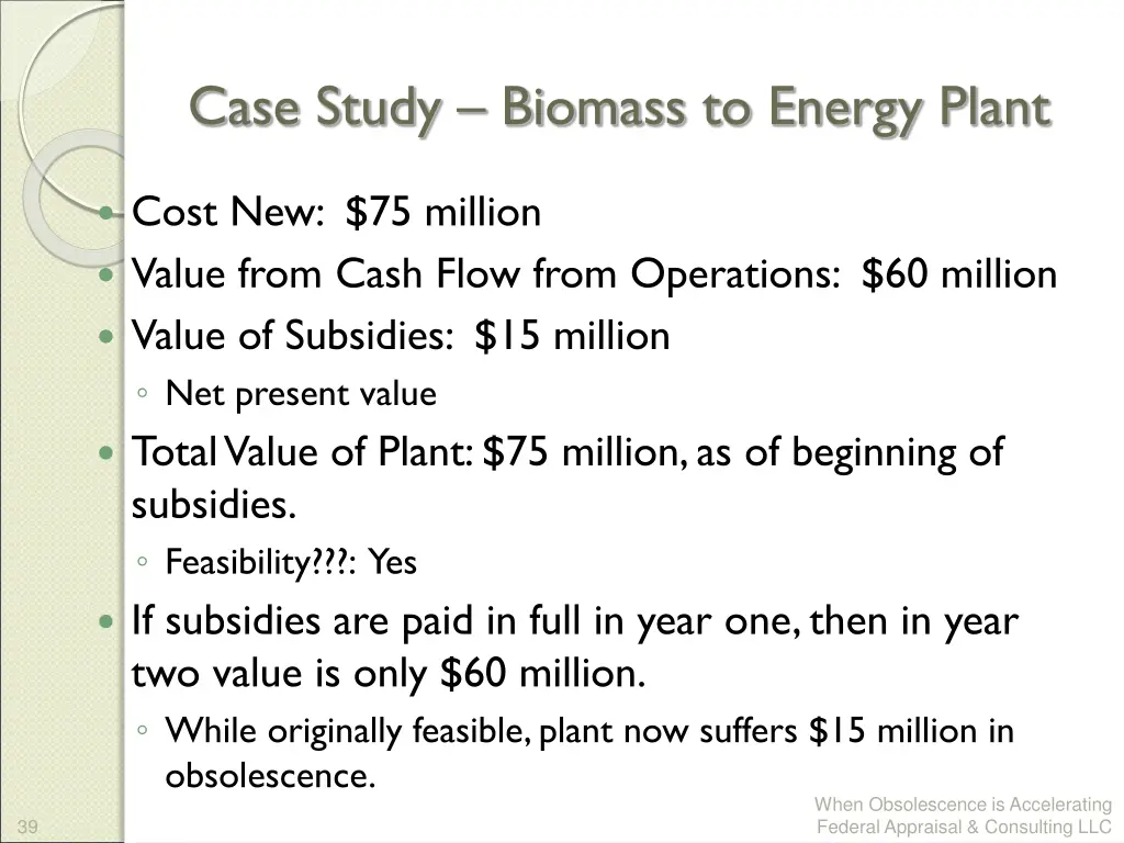 case study biomass to energy plant
