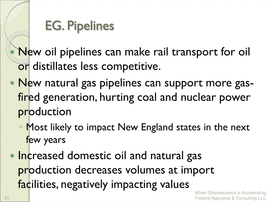 eg pipelines