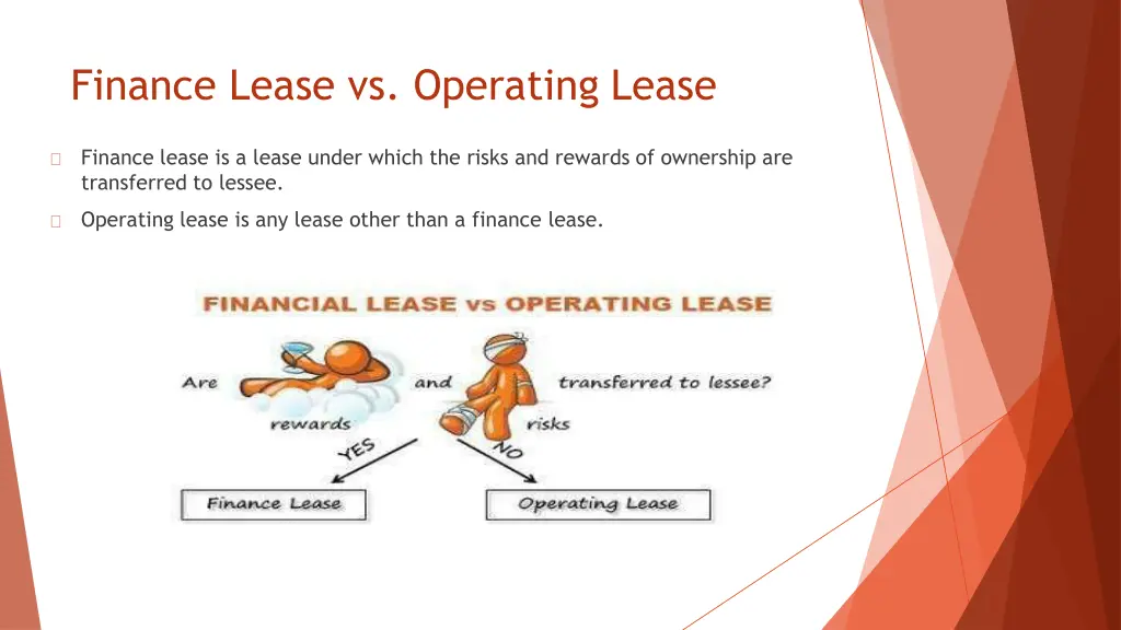 finance lease vs operating lease