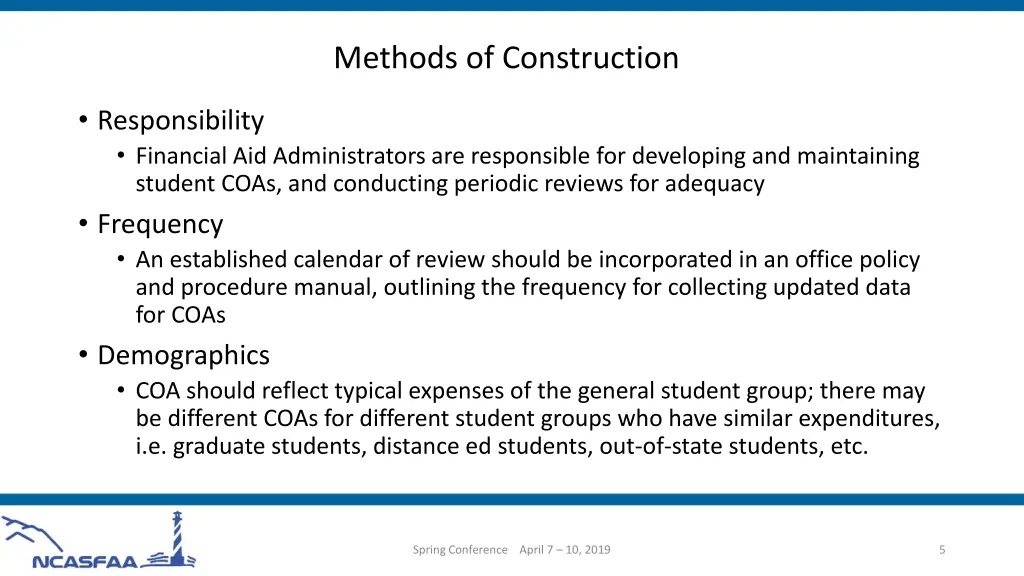 methods of construction