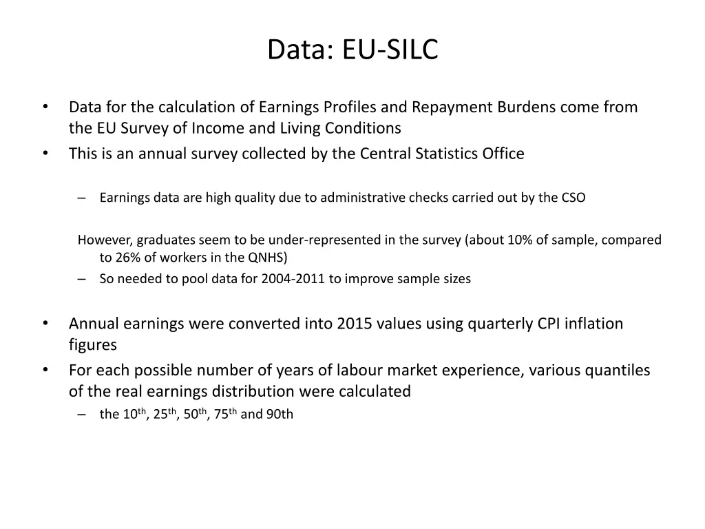 data eu silc