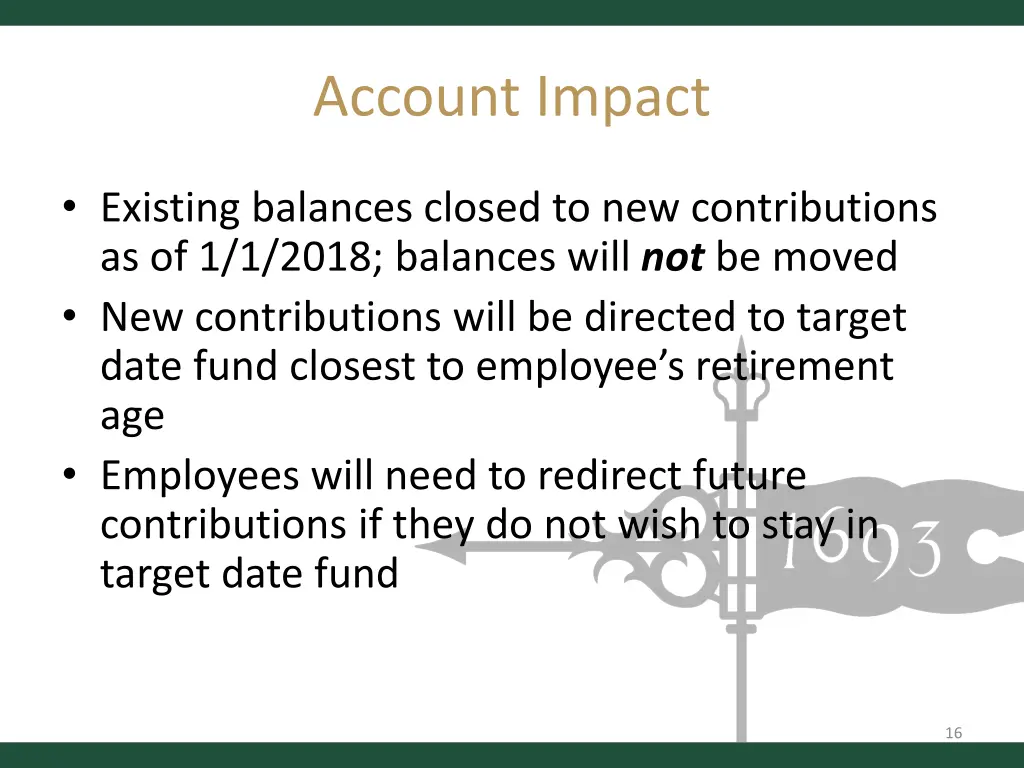 account impact