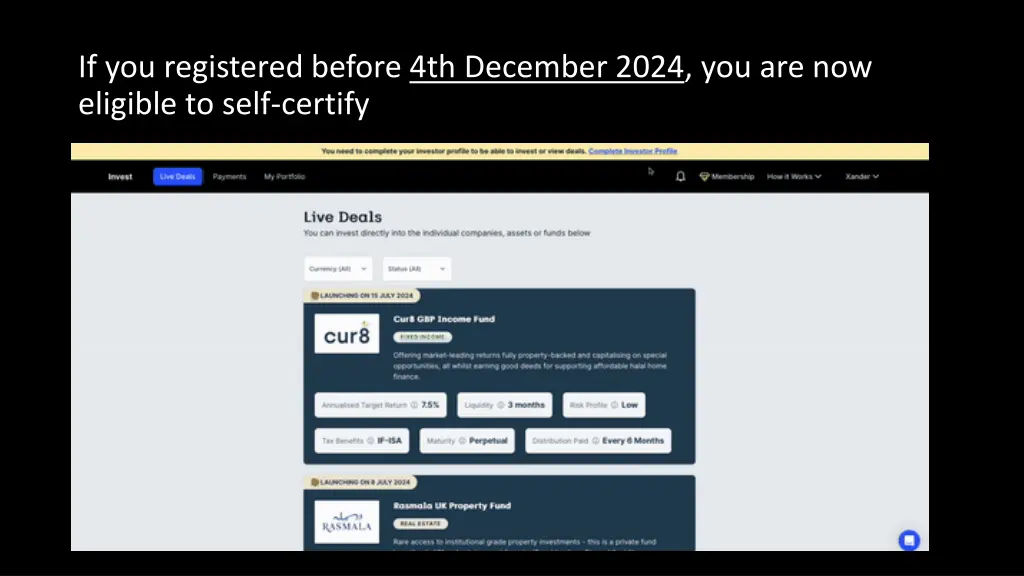 if you registered before 4th december 2024