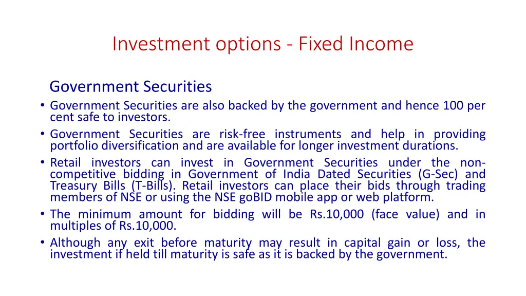 investment options fixed income 3