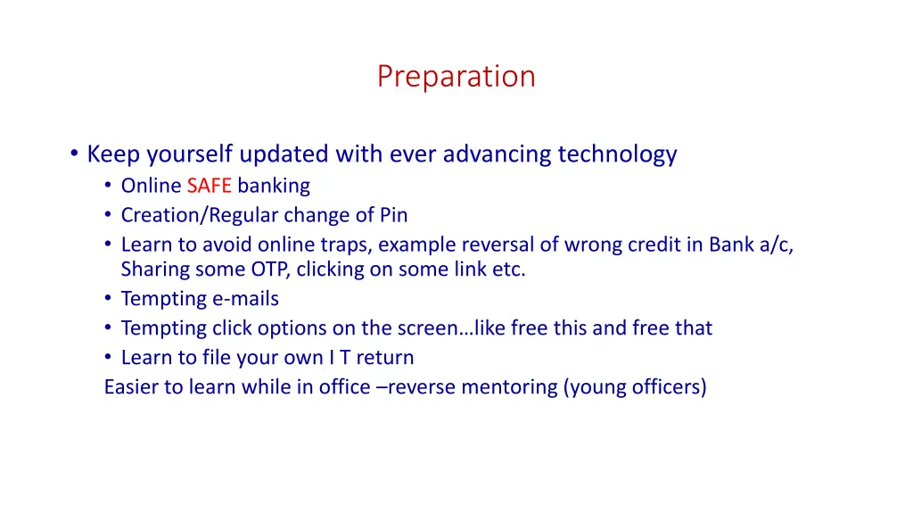 preparation 2