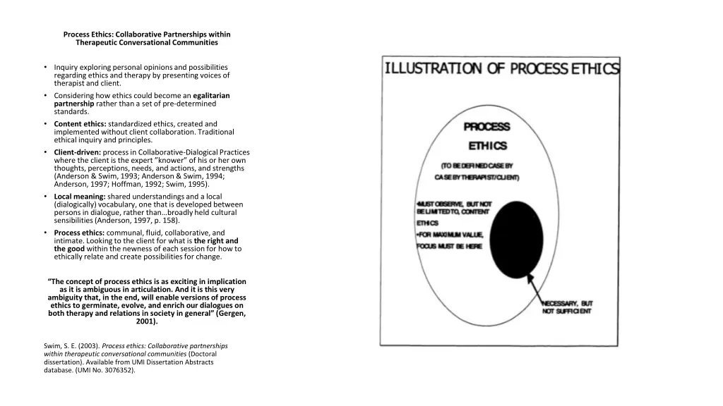 process ethics collaborative partnerships within