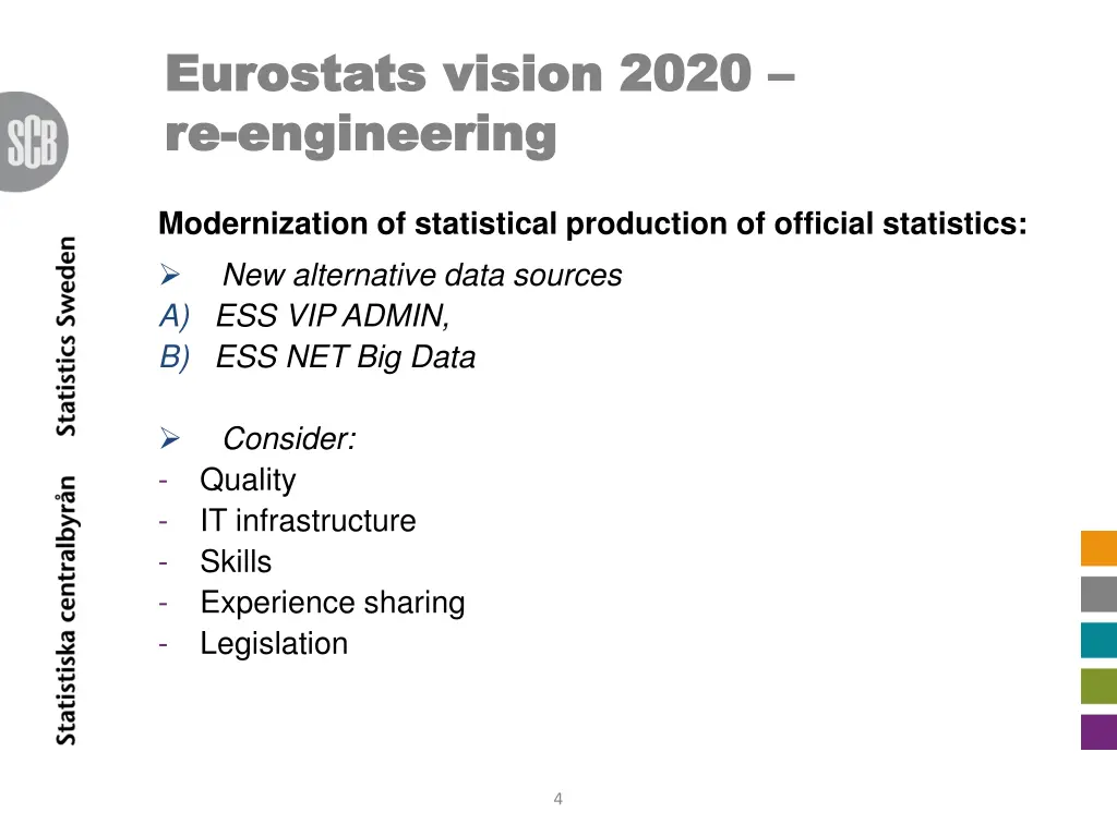 eurostats eurostats vision 2020 vision 2020