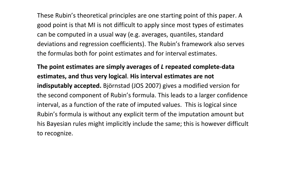 these rubin s theoretical principles