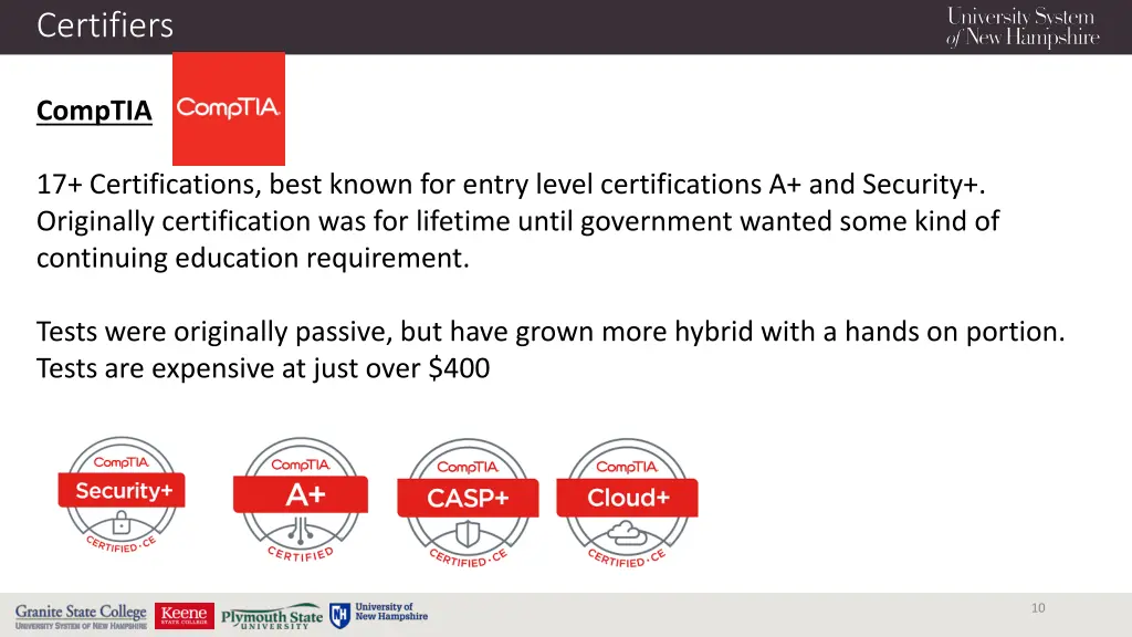 certifiers 1