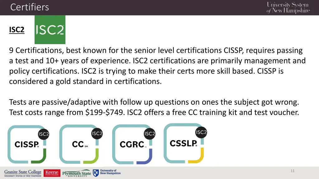 certifiers 2